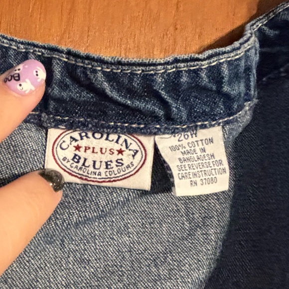 VINTAGE Denim Dress - Picture 4 of 4